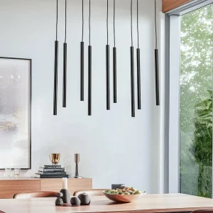Fashion EMIBIG LIGHTING Suspension Sid, à 9 lampes, noir