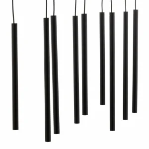 Fashion EMIBIG LIGHTING Suspension Sid, à 9 lampes, noir