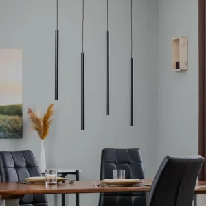 Best EMIBIG LIGHTING Suspension Sid à 4 lampes, noire