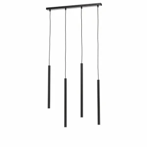 Best EMIBIG LIGHTING Suspension Sid à 4 lampes, noire