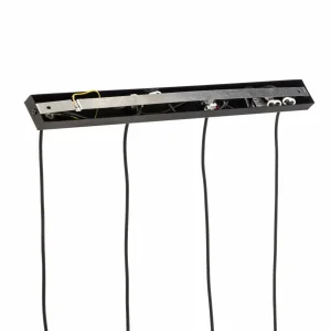 Best EMIBIG LIGHTING Suspension Sid à 4 lampes, noire