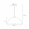 Sale Lucide Suspension Siemon en acier, Ø 40 cm, noire