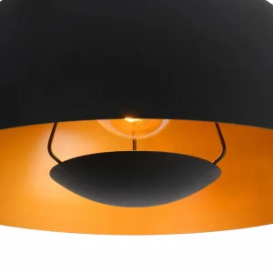 Sale Lucide Suspension Siemon en acier, Ø 40 cm, noire