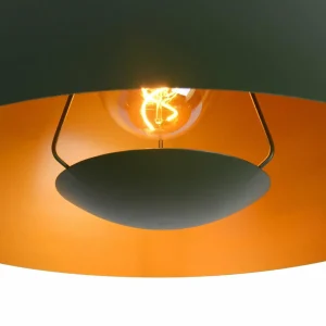Best Sale Lucide Suspension Siemon en acier, Ø 40 cm, verte