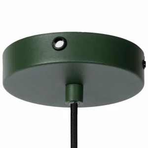 Best Sale Lucide Suspension Siemon en acier, Ø 40 cm, verte