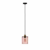 Clearance Solbika Lighting Suspension Soda avec abat-jour en verre rose Ø 15cm