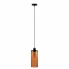 Flash Sale Solbika Lighting Suspension Soda Cylindre en verre ambre Ø 12cm