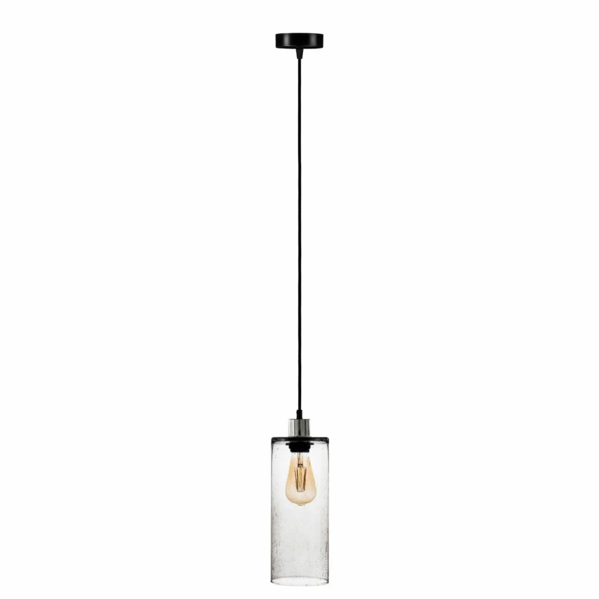 suspension_soda_cylindre_en_verre_gris_fum__cm_0.webp Cheap Solbika Lighting Suspension Soda Cylindre en verre gris fumé Ø 12cm