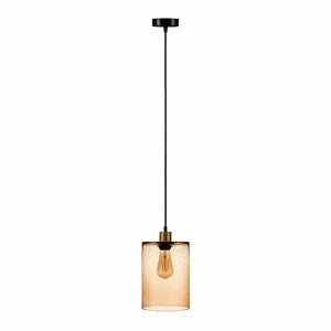 Online Euluna Suspension Soda Cylindre Verre brun clair Ø 18cm