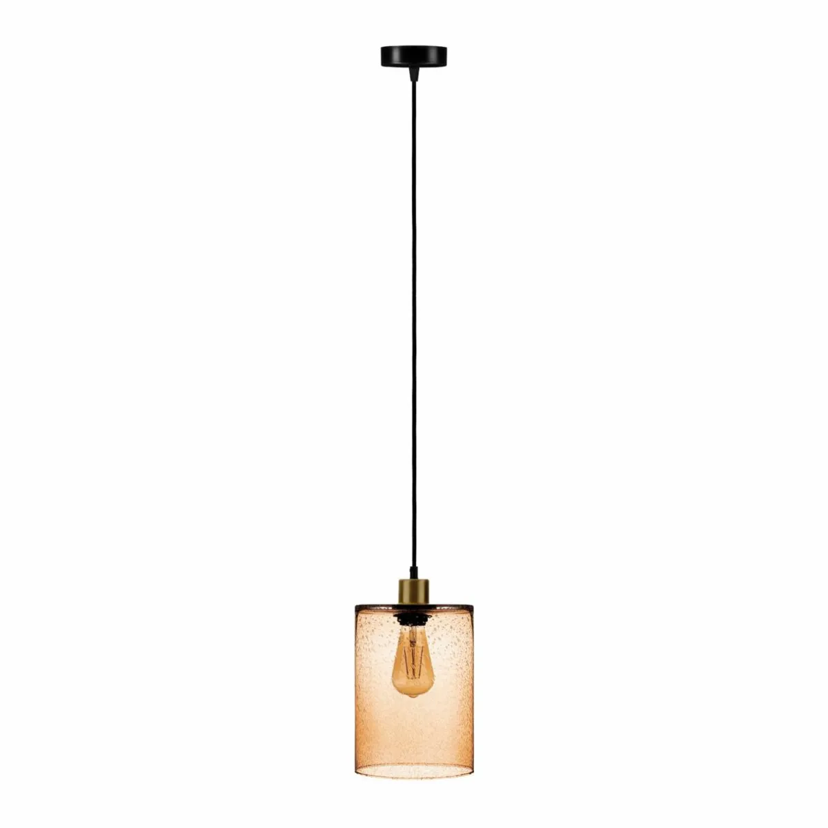 suspension_soda_cylindre_verre_brun_clair__cm_0.webp Online Euluna Suspension Soda Cylindre Verre brun clair Ø 18cm