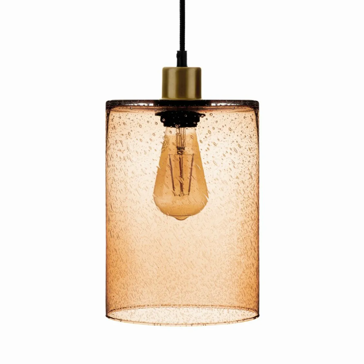 suspension_soda_cylindre_verre_brun_clair__cm_1.webp Online Euluna Suspension Soda Cylindre Verre brun clair Ø 18cm