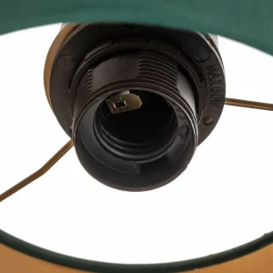 Best Luminex Suspension Soho cylindrique x1 Ø 18 cm vert/doré
