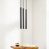 Online Euluna Suspension Sone, rosace angulaire, 3 lampes, noire