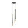 Shop SIGMA Suspension Sopel Due 3, noir/or, à 3 lampes.