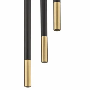 Shop SIGMA Suspension Sopel Due 3, noir/or, à 3 lampes.