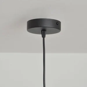 Outlet HELAM Suspension Sorapis, noir, métal, Ø 27,5 cm