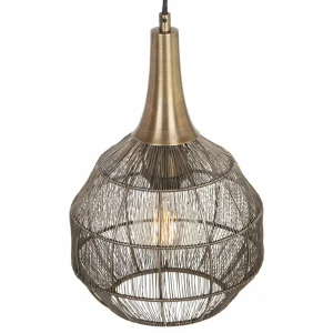 Flash Sale Trio Lighting Suspension Soraya, Ø 26 cm, métal, laiton vieilli, forme sphérique