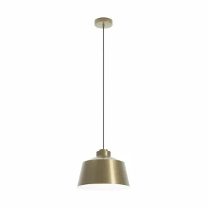 Fashion EGLO Suspension Southery à 1 lampe crème-doré brossé