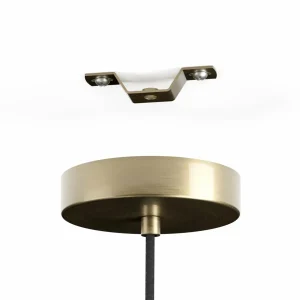 Fashion EGLO Suspension Southery à 1 lampe crème-doré brossé