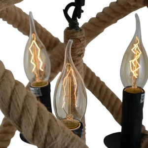 Best Sale Näve Suspension sphérique Regia en corde naturelle