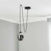Discount EMIBIG LIGHTING Suspension Starla décentrée, 1 lampe, graphite