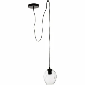 Discount EMIBIG LIGHTING Suspension Starla décentrée, 1 lampe, graphite