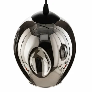 Cheap EMIBIG LIGHTING Suspension Starla droite 3 lampes verre graphite
