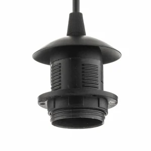 Cheap EMIBIG LIGHTING Suspension Starla droite 3 lampes verre graphite