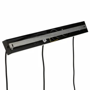 Cheap EMIBIG LIGHTING Suspension Starla droite 3 lampes verre graphite