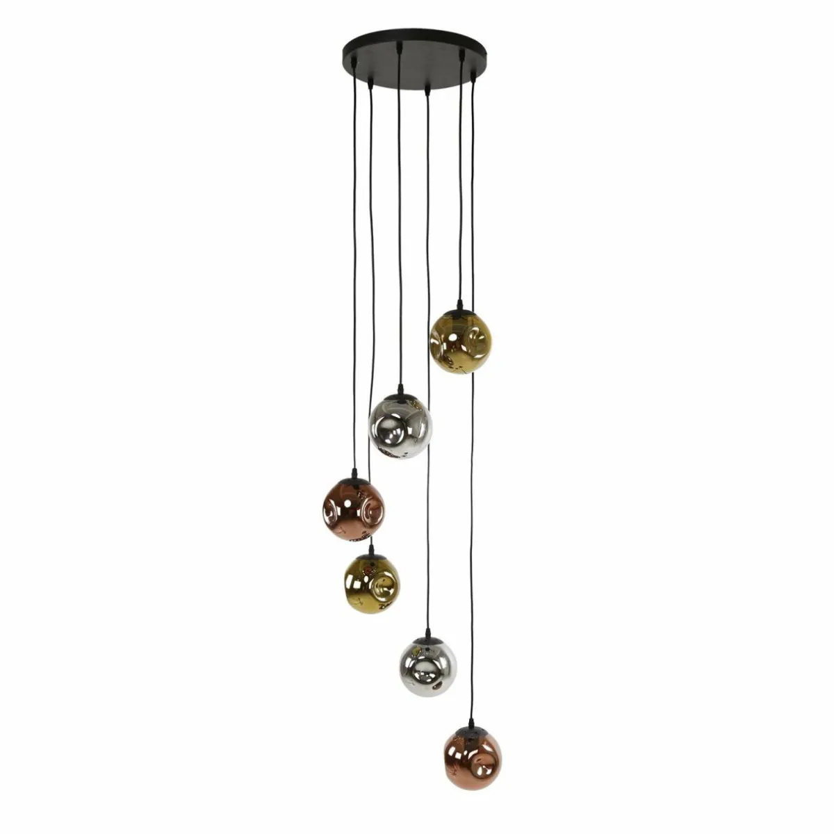 suspension_stellar_orargentcuivre___cm_verre__lampes_1.webp Shop Zijlstra Suspension Stellar, or/argent/cuivre, Ø 50 cm, verre 6 lampes