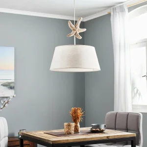 Cheap ONLI Suspension Stellina abat-jour tissu, étoile de mer