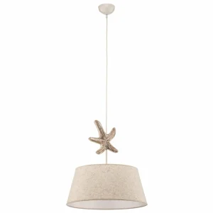 Cheap ONLI Suspension Stellina abat-jour tissu, étoile de mer