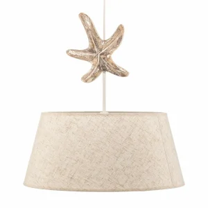 Cheap ONLI Suspension Stellina abat-jour tissu, étoile de mer