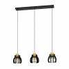 New EGLO Suspension Stillington 1, à 3 lampes, barres