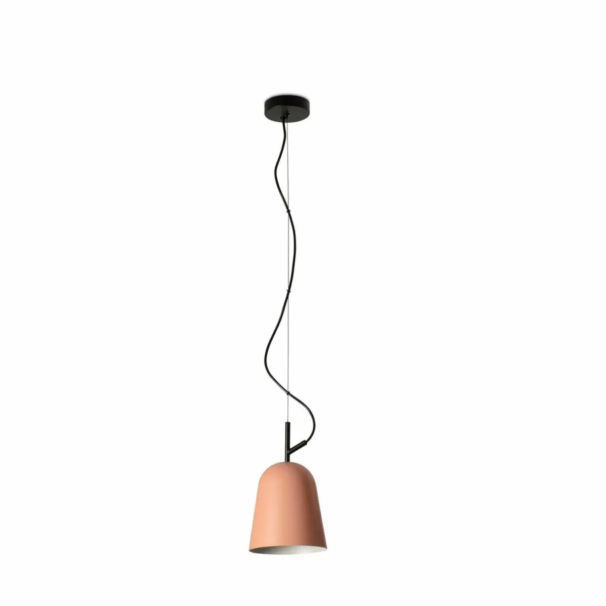 suspension_studio___cm_rosenoir_acier_0-1.webp Clearance FARO BARCELONA Suspension Studio, Ø 16 cm, rose/noir, acier