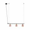 Best Sale FARO BARCELONA Suspension Studio, rose, décentrée, longueur 91 cm, 3 lampes