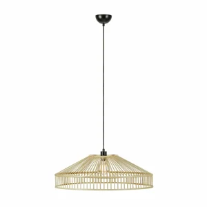 Fashion Markslöjd Suspension Tapa, fiche, naturel, bambou, Ø 70 cm