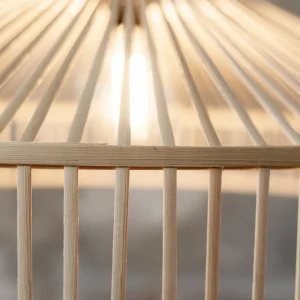 Fashion Markslöjd Suspension Tapa, fiche, naturel, bambou, Ø 70 cm