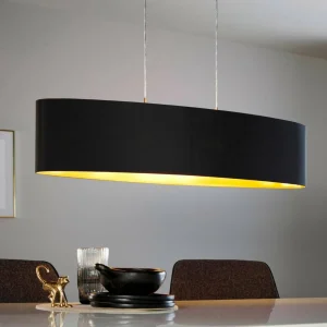 Best EGLO Suspension textile chic Lecio, dorée-noire