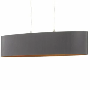 Best EGLO Suspension textile chic Lecio, dorée-noire
