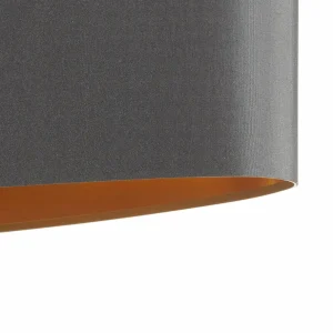Best EGLO Suspension textile chic Lecio, dorée-noire