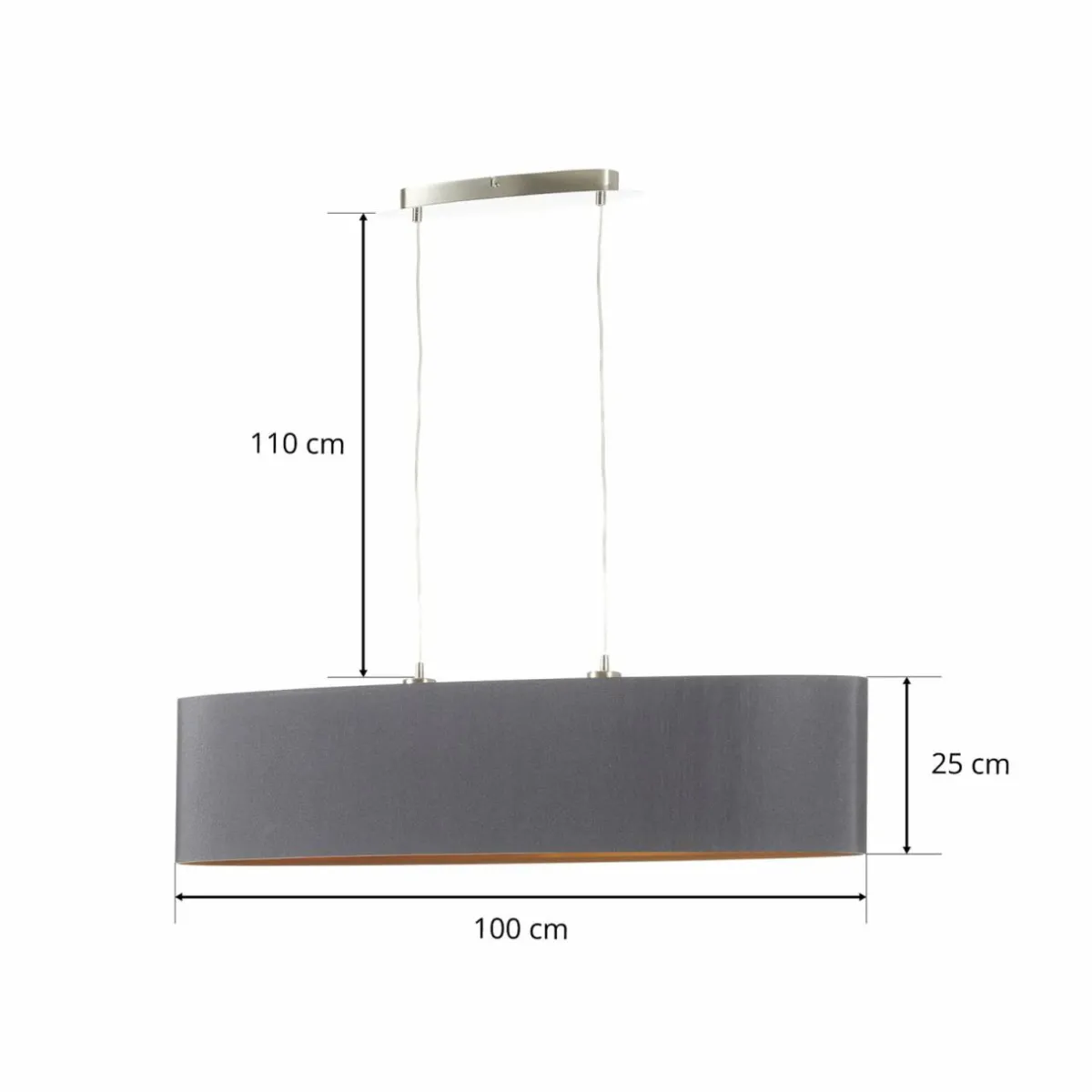suspension_textile_chic_lecio_dorenoire_5.webp Best EGLO Suspension textile chic Lecio, dorée-noire