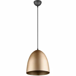 Flash Sale Reality Leuchten Suspension Tilda, à 1 lampe, laiton, Ø 25 cm