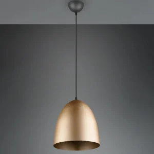 Flash Sale Reality Leuchten Suspension Tilda, à 1 lampe, laiton, Ø 25 cm