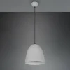 Hot Reality Leuchten Suspension Tilda, à une lampe, grise, Ø 25 cm