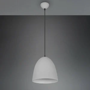 Hot Reality Leuchten Suspension Tilda, à une lampe, grise, Ø 25 cm