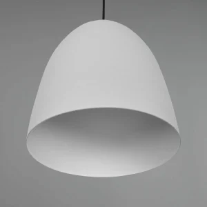 Hot Reality Leuchten Suspension Tilda, à une lampe, grise, Ø 25 cm
