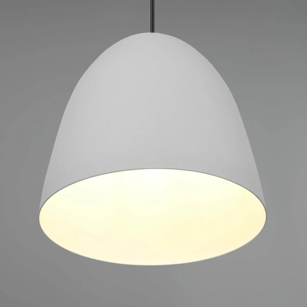 suspension_tilda__une_lampe_grise__cm_2.webp Hot Reality Leuchten Suspension Tilda, à une lampe, grise, Ø 25 cm