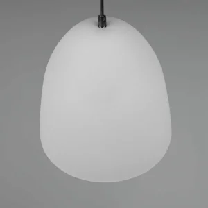 Hot Reality Leuchten Suspension Tilda, à une lampe, grise, Ø 25 cm