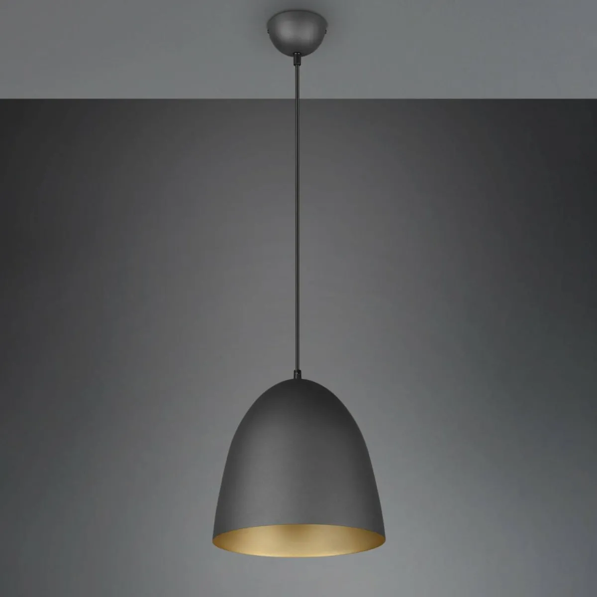 suspension_tilda__une_lampe_noiredore__cm_0.webp Best Reality Leuchten Suspension Tilda, à une lampe, noire/dorée Ø 25 cm